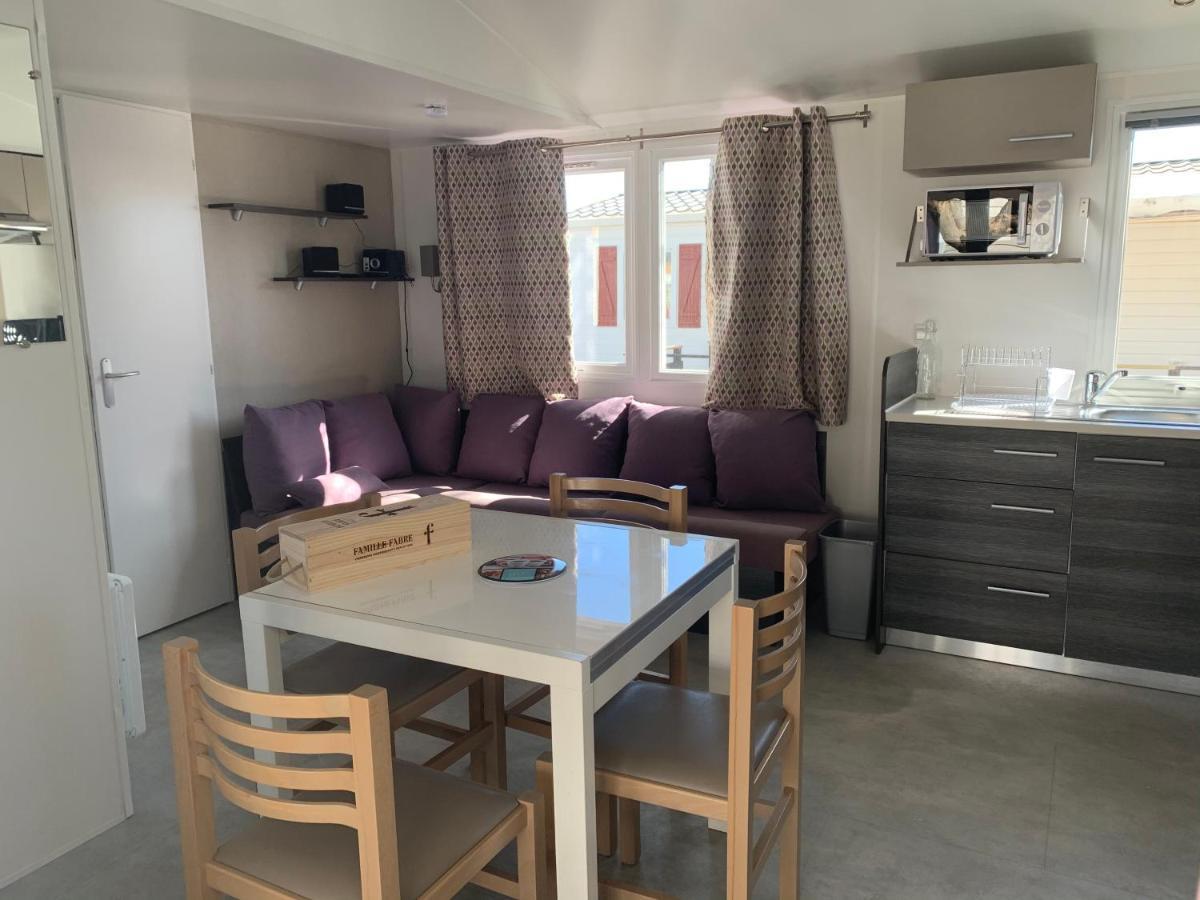 Mobilhome Vias Plage Dans Camping 외부 사진
