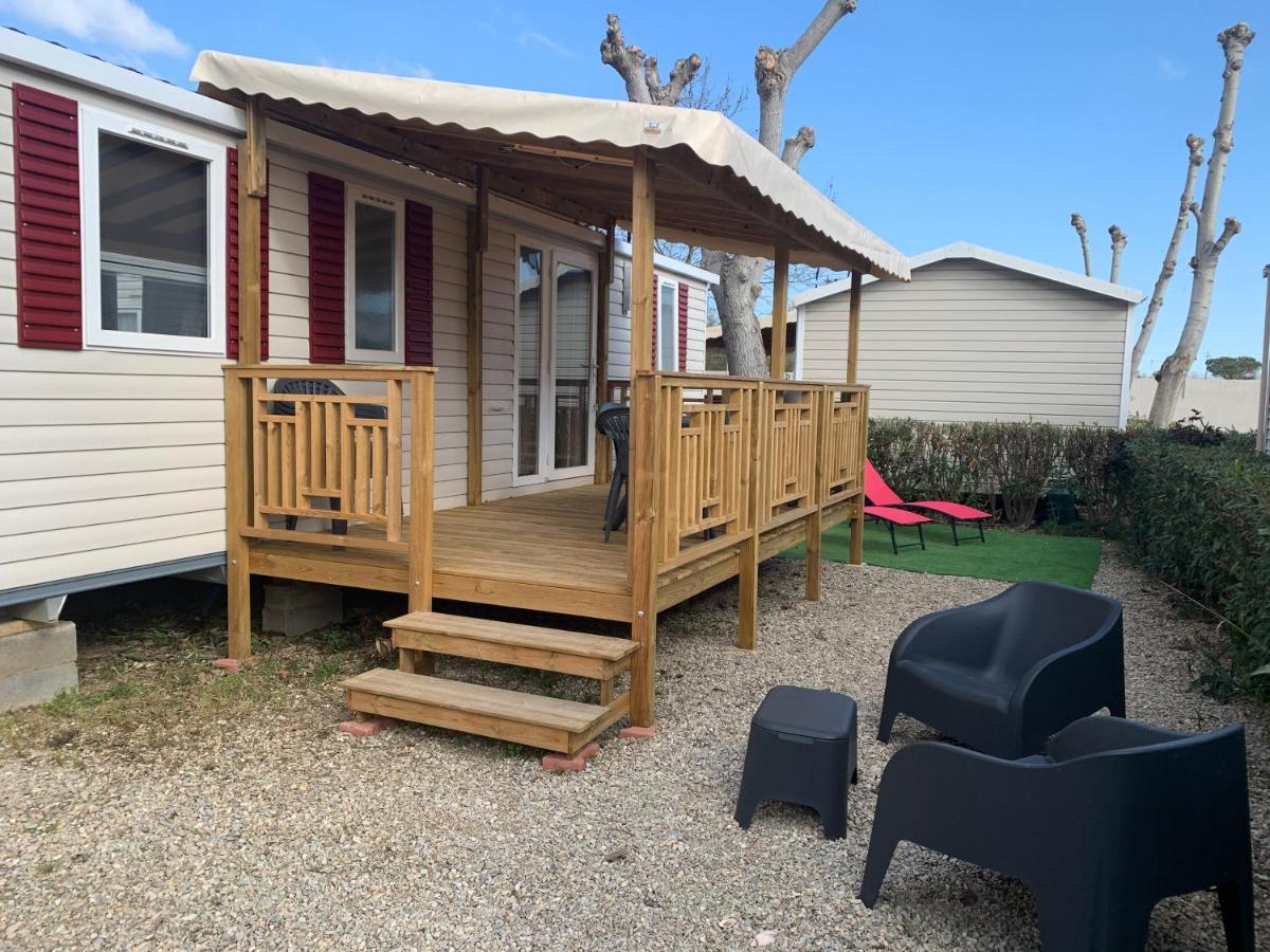 Mobilhome Vias Plage Dans Camping 외부 사진