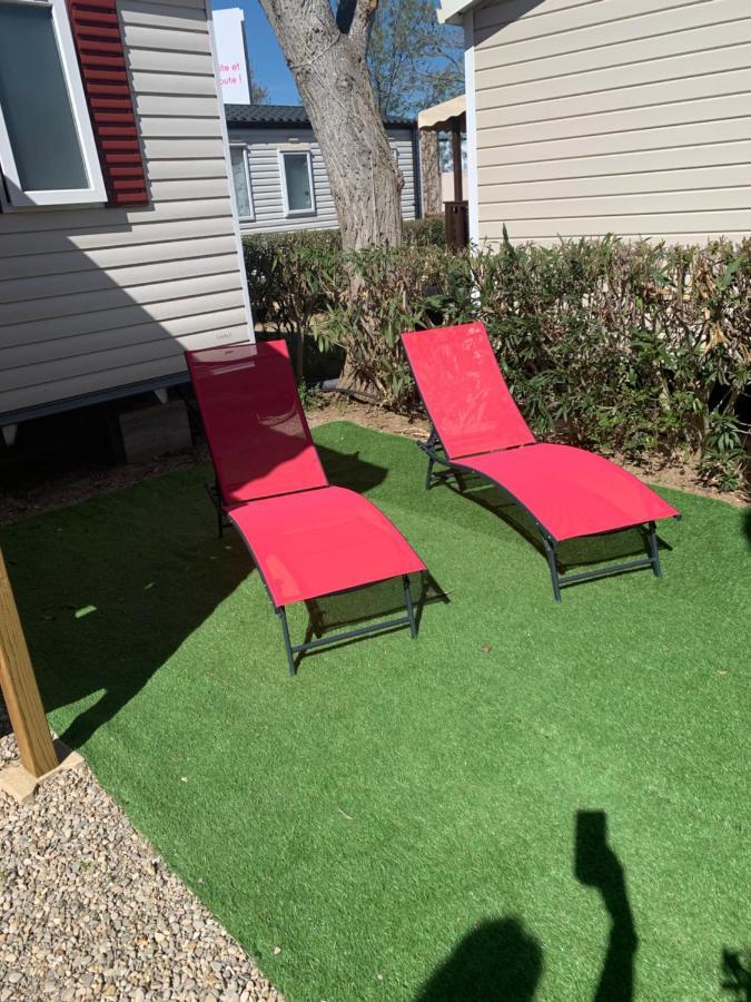 Mobilhome Vias Plage Dans Camping 외부 사진