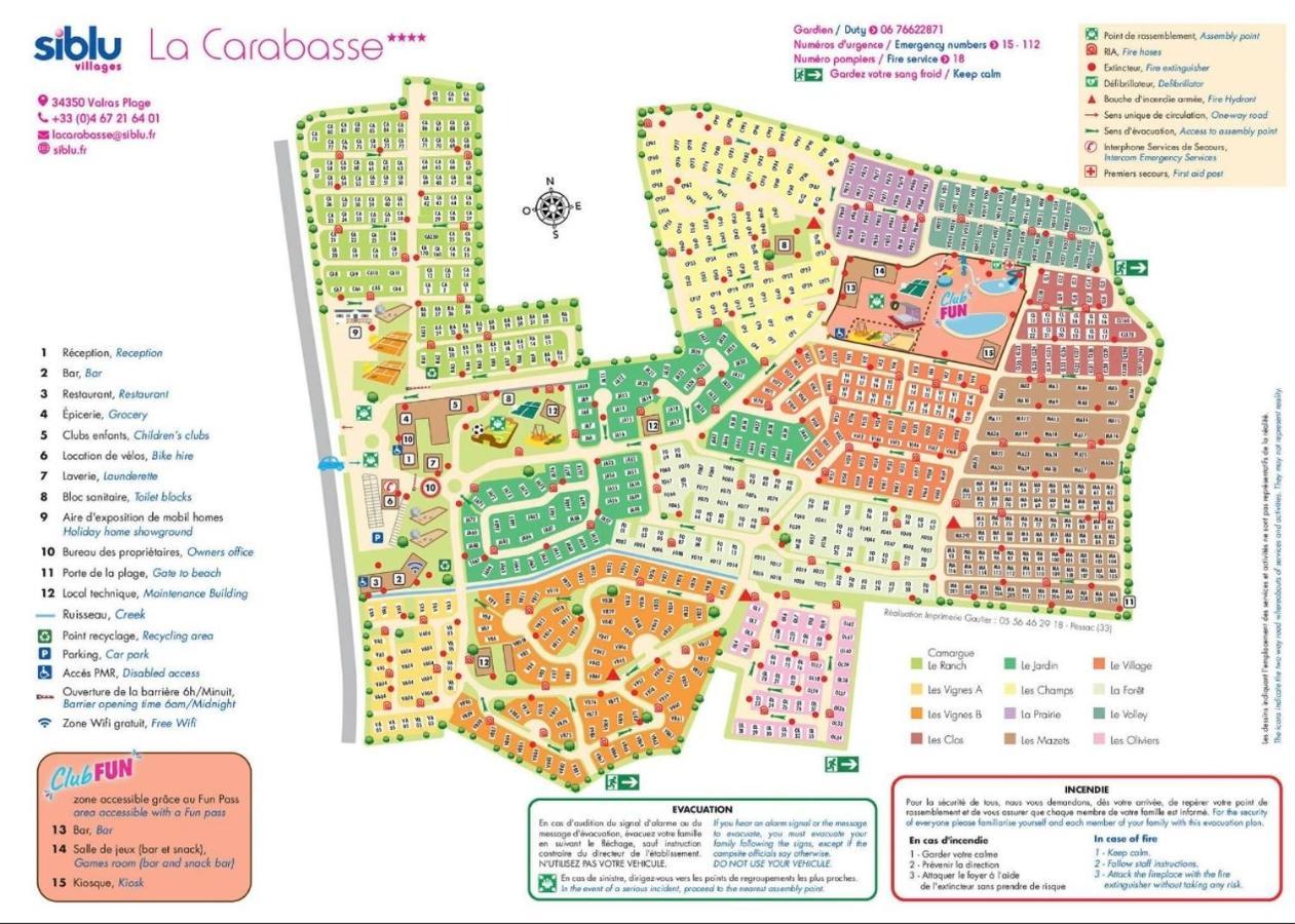 Mobilhome Vias Plage Dans Camping 외부 사진