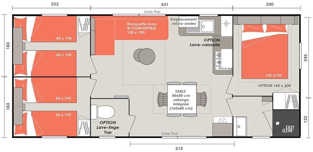 Mobilhome Vias Plage Dans Camping 외부 사진