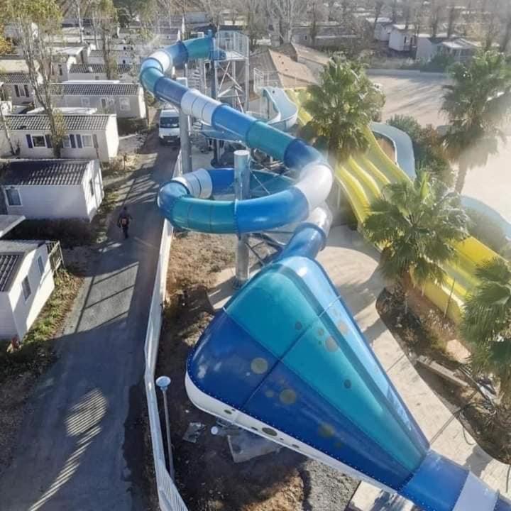 Mobilhome Vias Plage Dans Camping 외부 사진