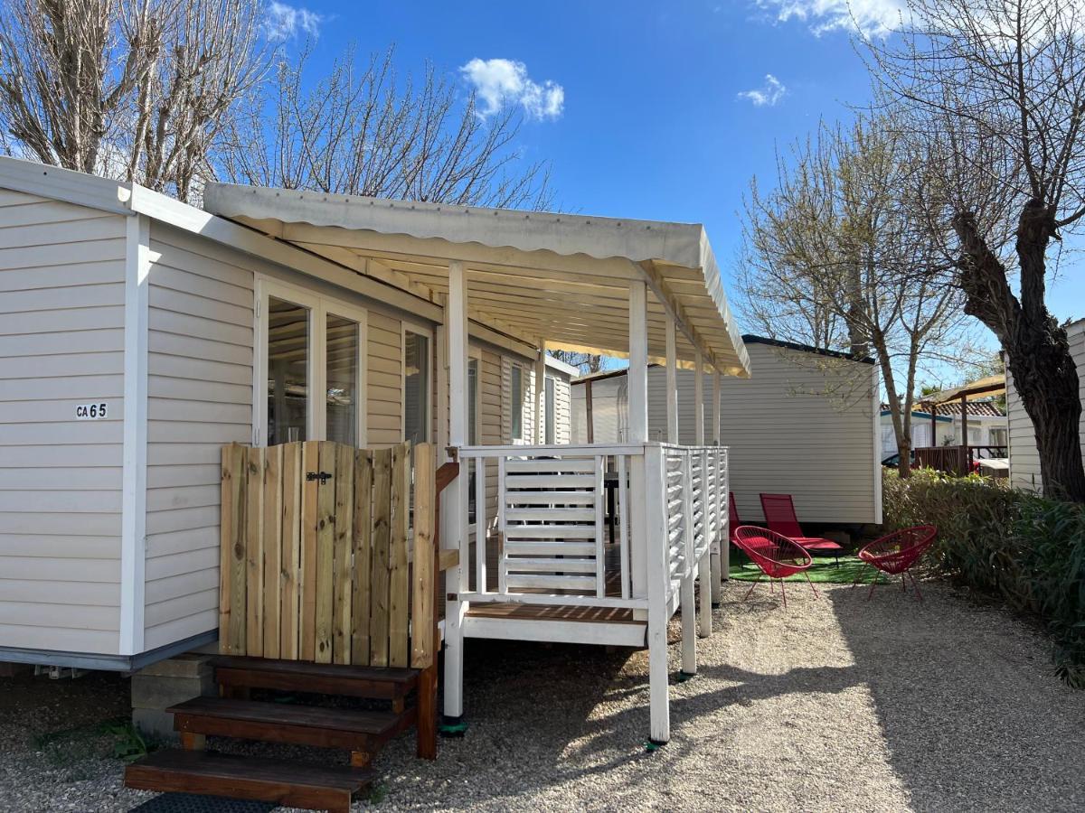 Mobilhome Vias Plage Dans Camping 외부 사진