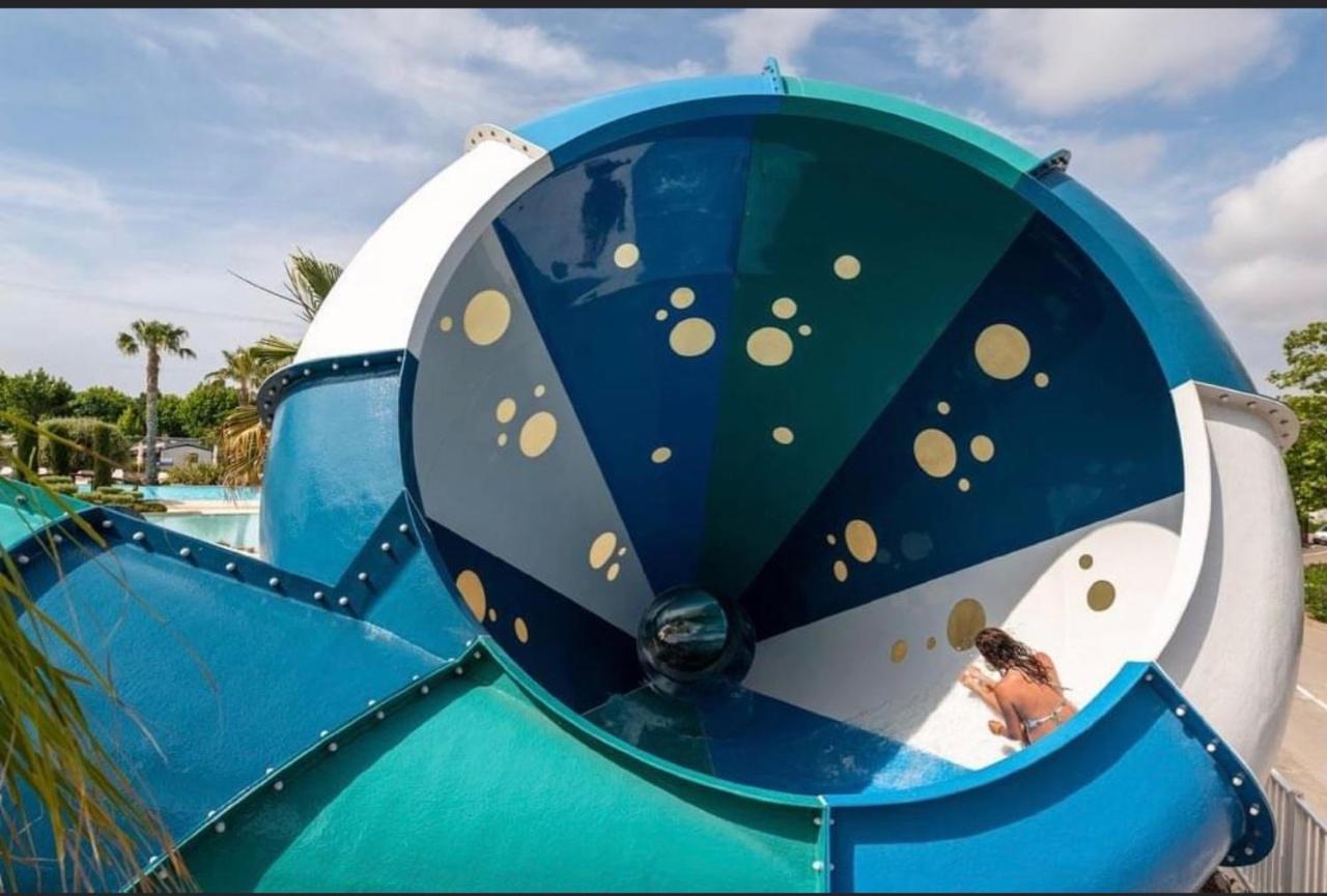 Mobilhome Vias Plage Dans Camping 외부 사진