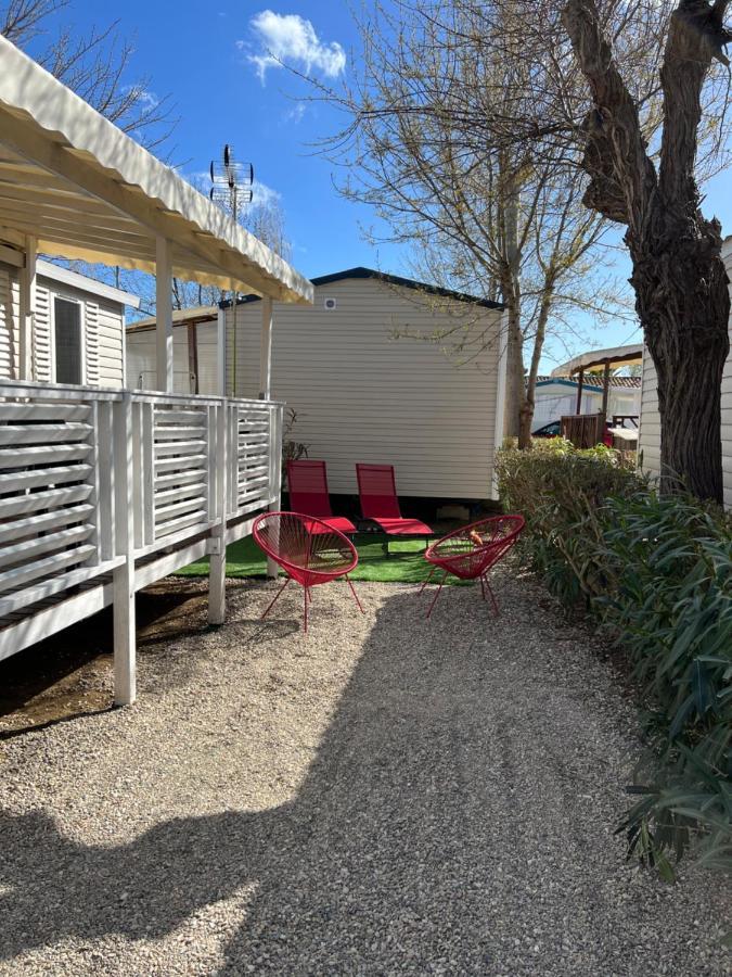 Mobilhome Vias Plage Dans Camping 외부 사진