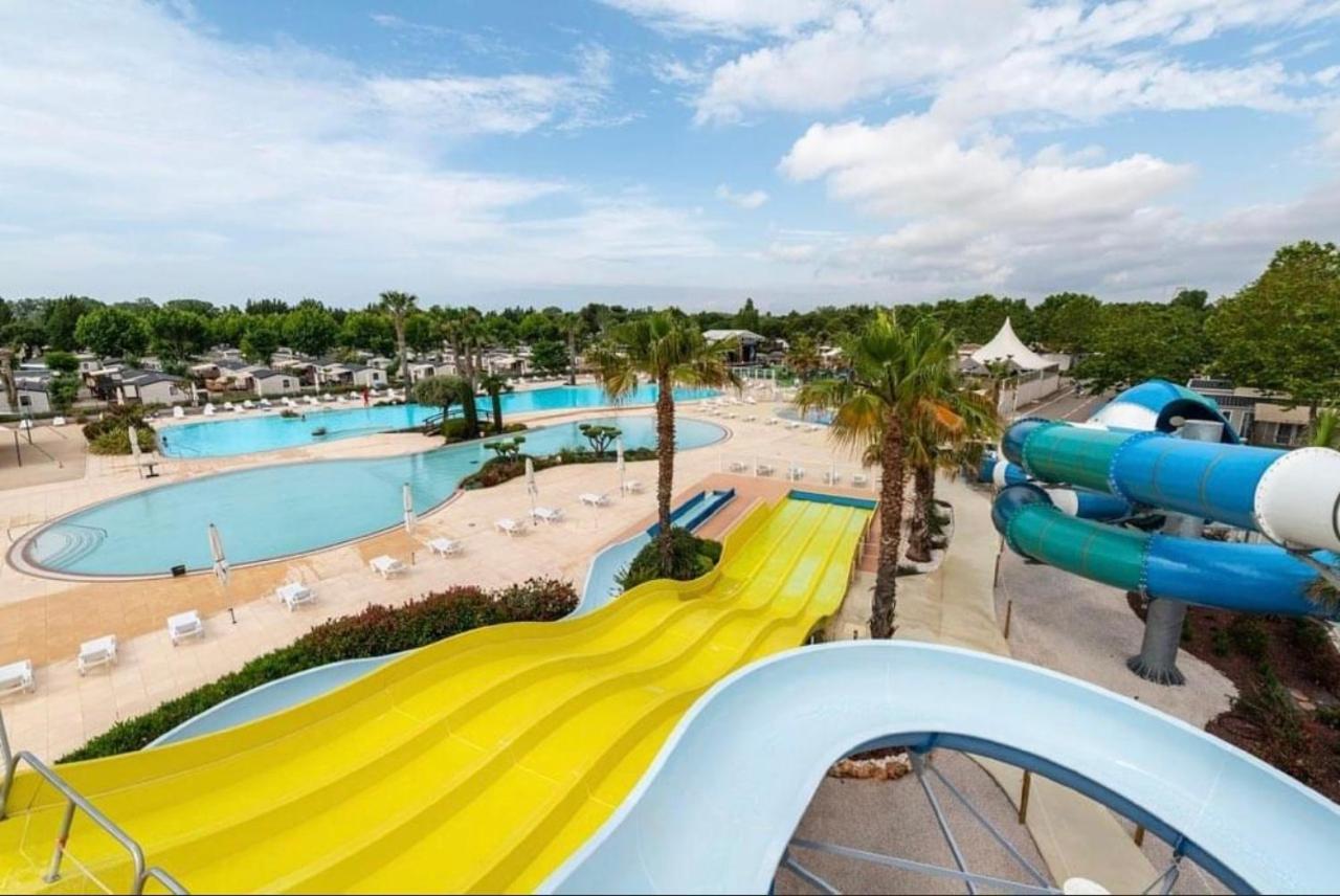 Mobilhome Vias Plage Dans Camping 외부 사진