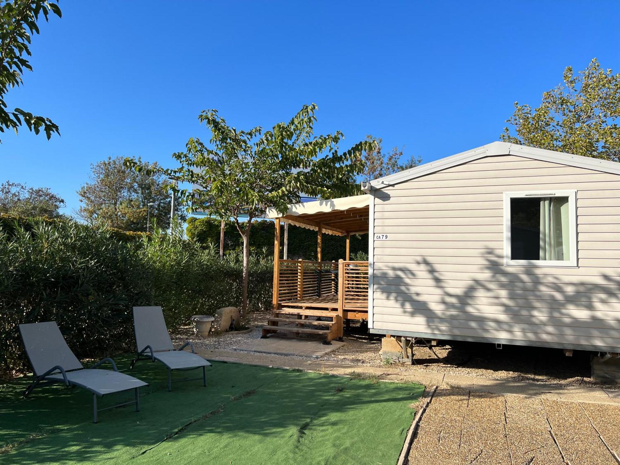 Mobilhome Vias Plage Dans Camping 외부 사진
