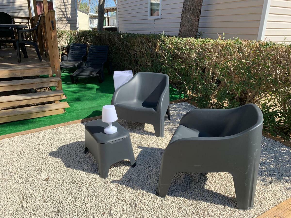 Mobilhome Vias Plage Dans Camping 외부 사진